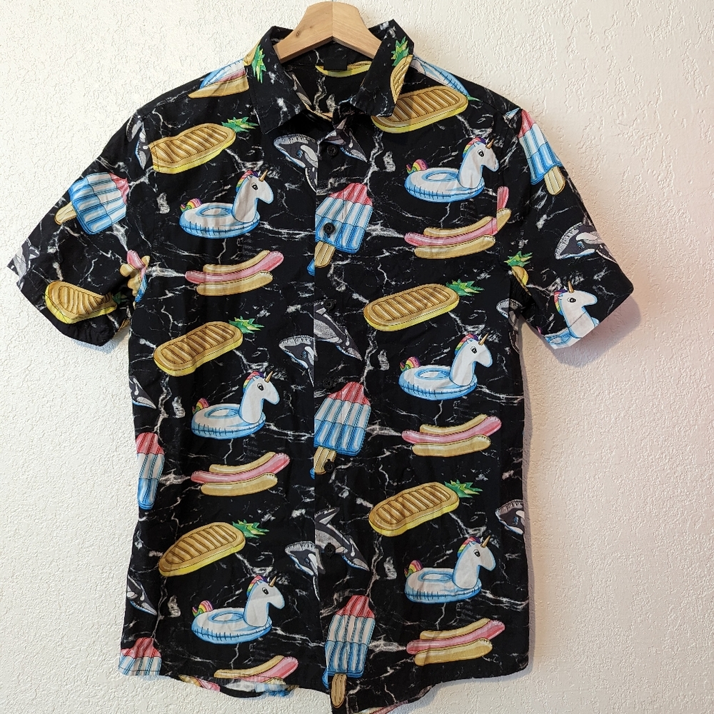 Neff polo button up summer